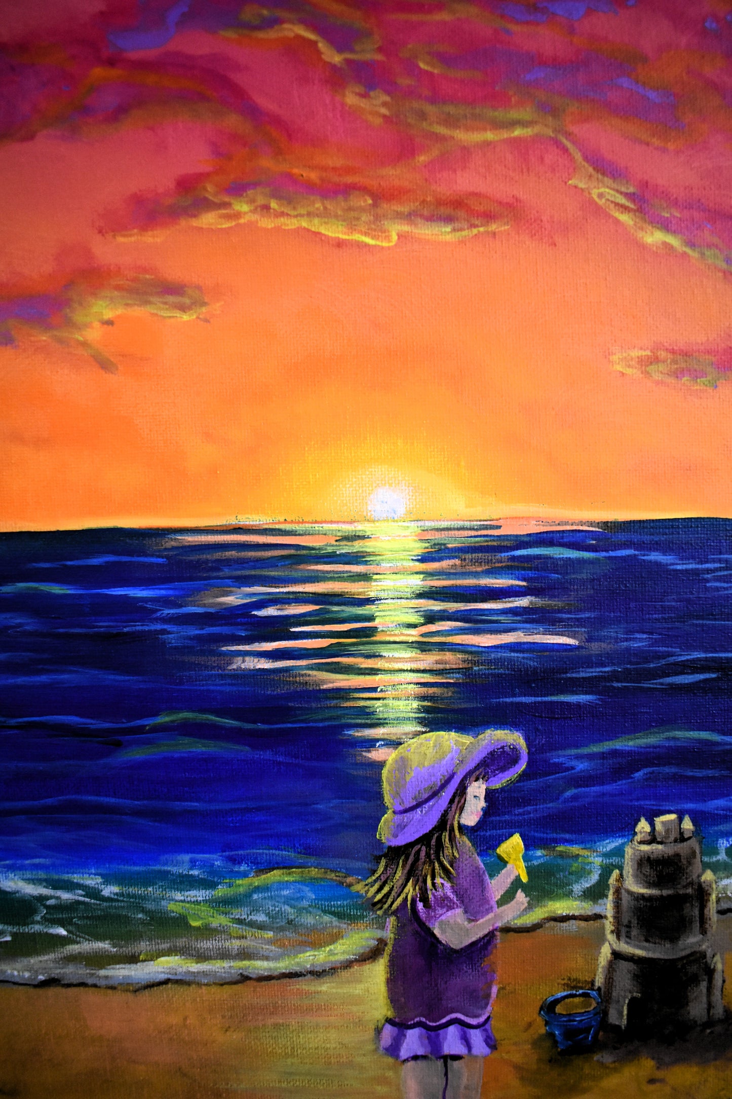 Kingdom of the Tide – Original Acrylic Painting (11x14)